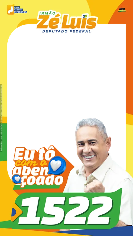 Moldura Tô com o Abençoado